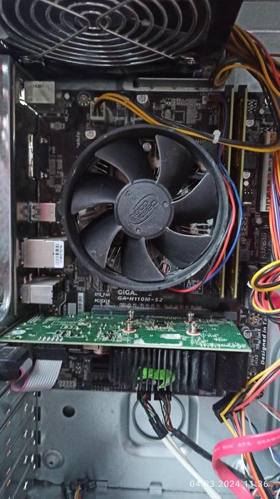 Материнская плата H110, xeon 1270v6 аналог i7 7700