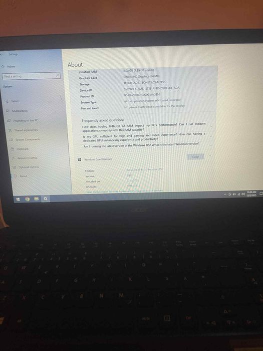 laptop acer   pret 500 lei