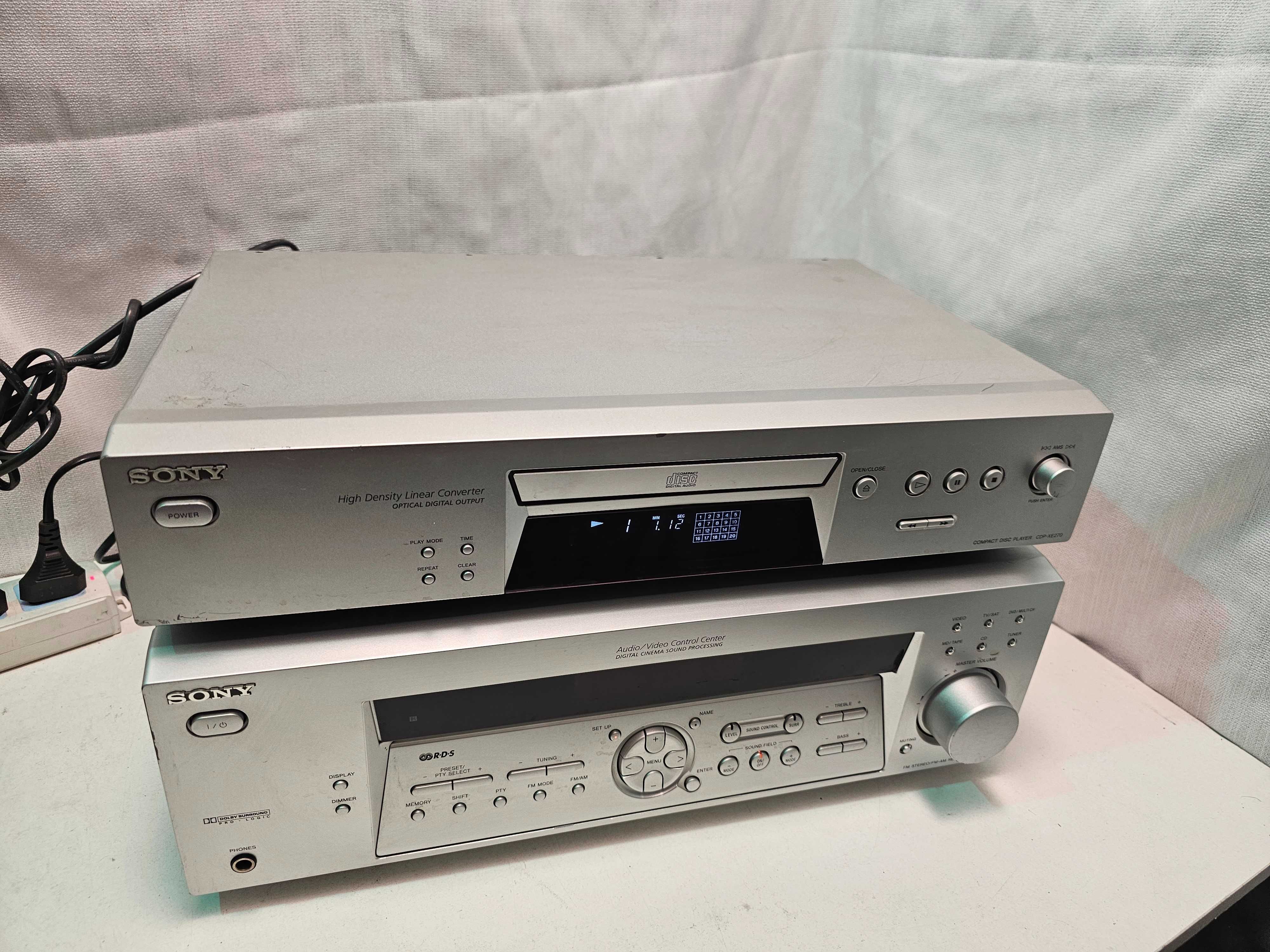 Statie reciver Sony STR DE375 amplificator