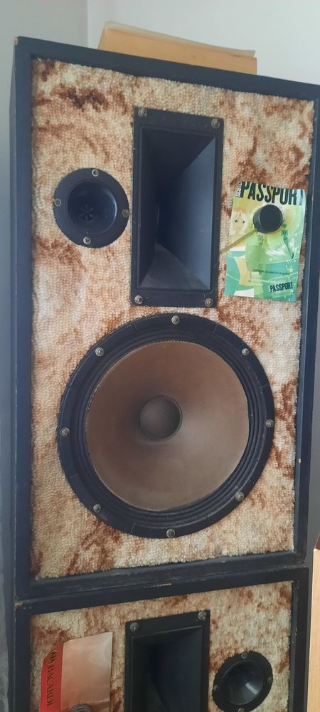 Technics SU-V303, тонколони 12инча 2x150w/8ohm; 12инча 2x40w/4ohm