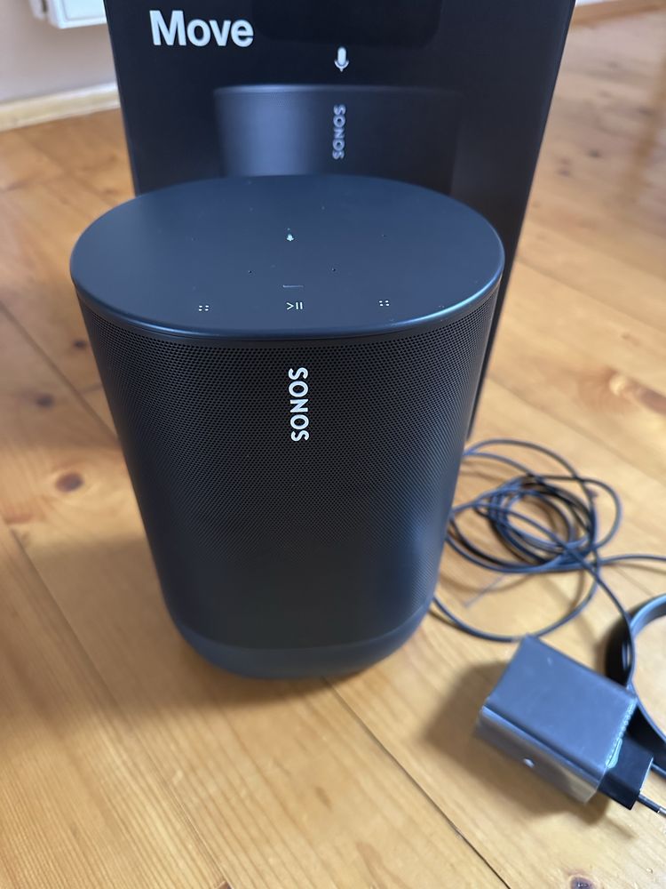 Boxa SONOS Move, Wi-Fi, Bluetooth, negru