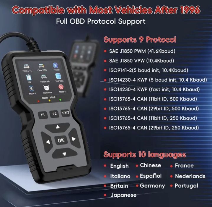 Професионална диагностика за кола  / OBD2 диагностичен скенер