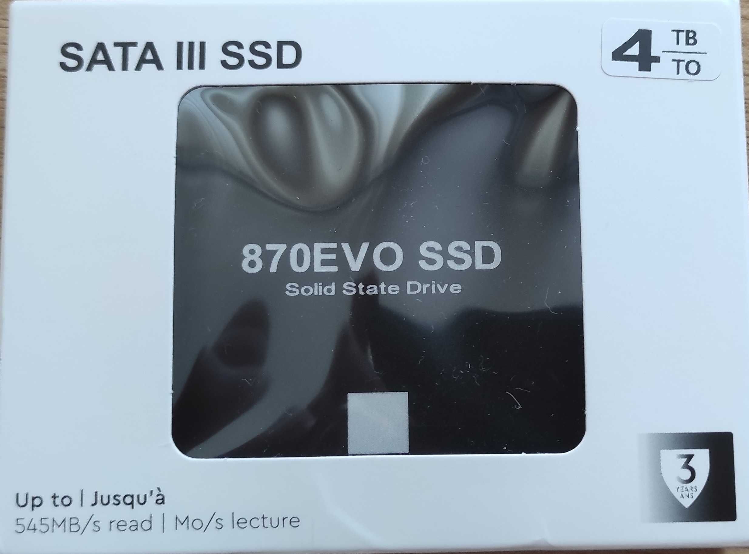 4 TB  EVO 870 SSD 2.5"" V-NAND SATA  3