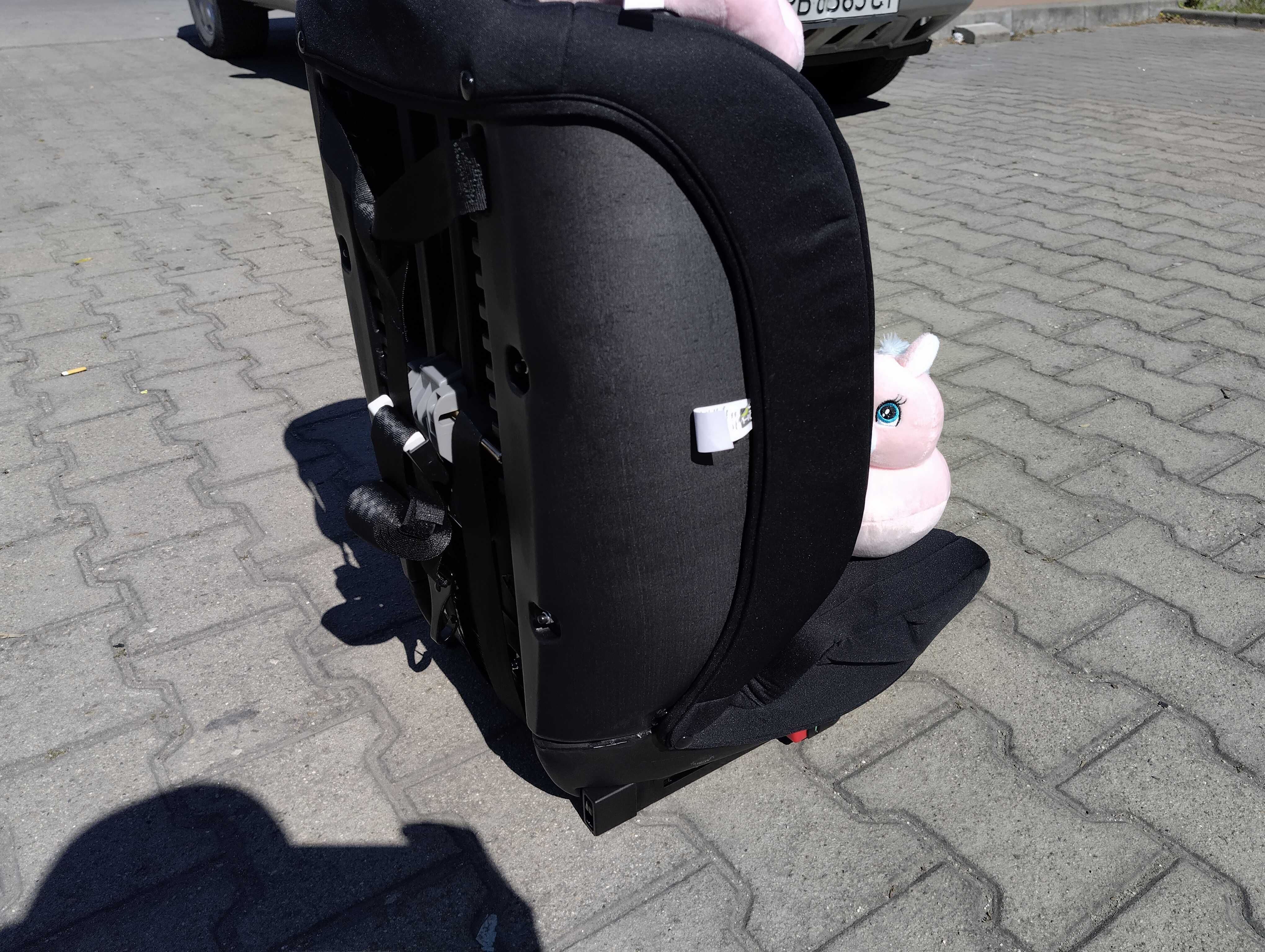MONI Стол за кола I-SIZE I-SAFE ISOFIX (76-150 см) розов