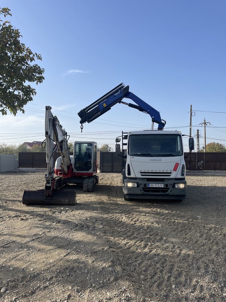 Închiriez utilaje excavator macara camion