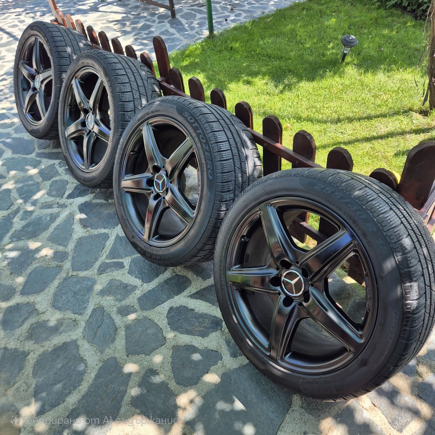 AMG джанти с гуми 255 40 18 Mercedes CLS w218