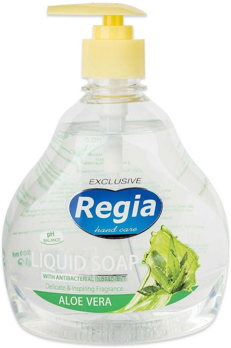 Regia Aloe Vera антибактериален течен сапун, 500мл