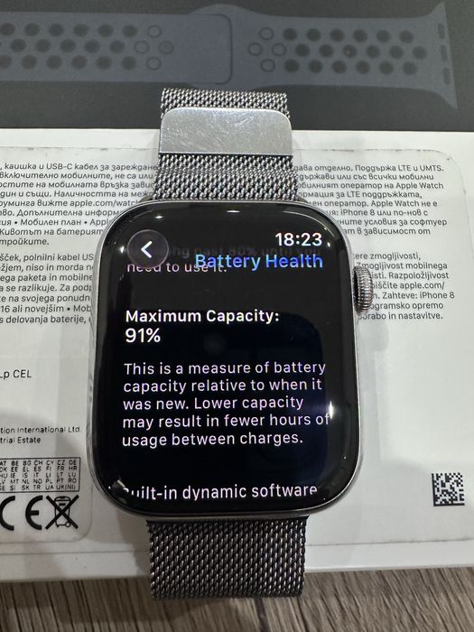 Apple watch 8 Stainless Steel 45 MM