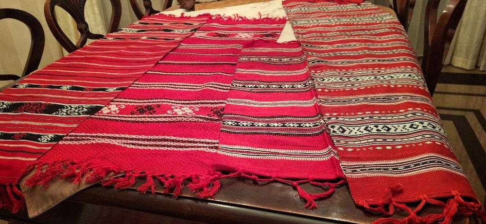 2 fote vechi, opinci fetita, stergare cusute manual