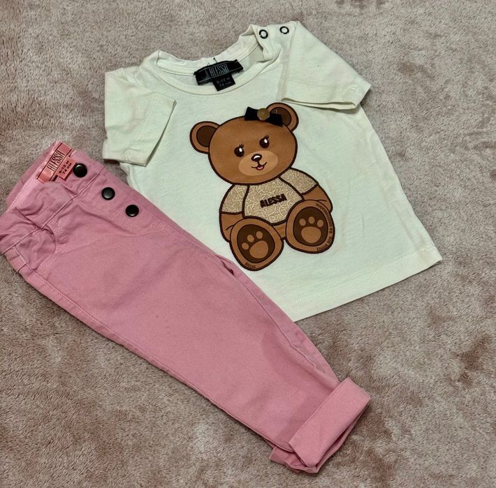 Дънки и тениска ALESSA 9-12м.