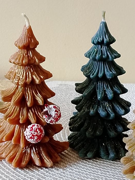 Восковая свеча "Ёлка"