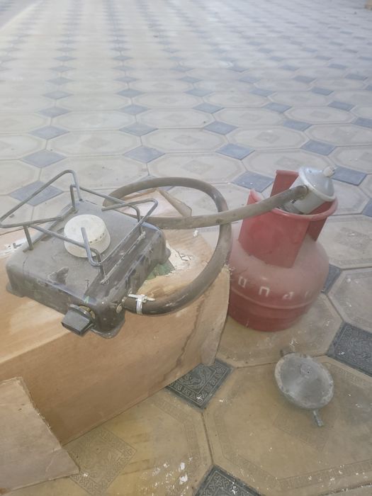 Туристическая горелка с баллонов