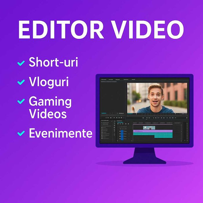 Video Editor-Serivicii de editare video Social media,Youtube,Tiktok,IG