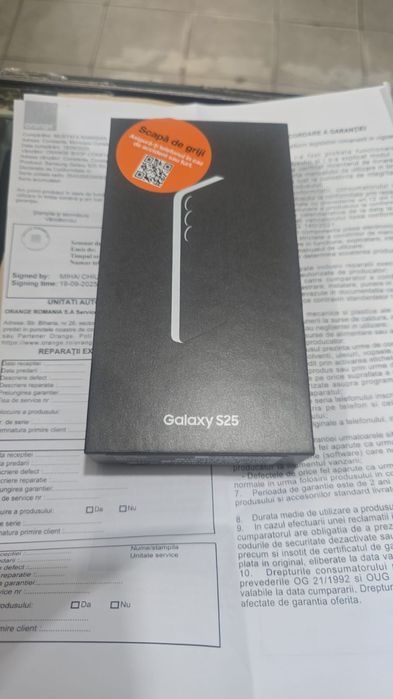 Samsung Galaxy S25 nou sigilat 128 gb