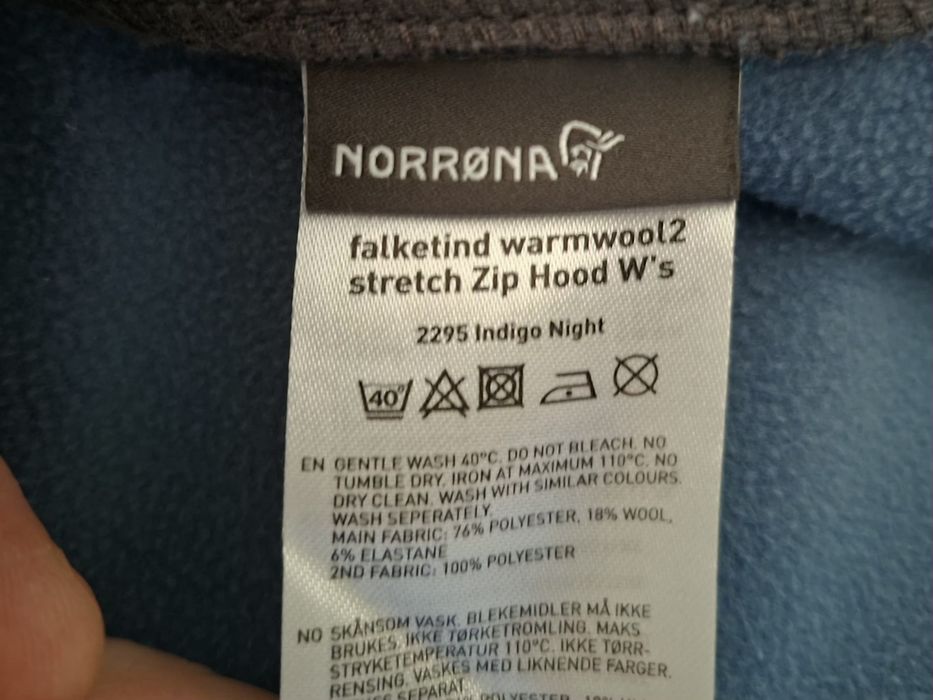 Norrøna falketind warmwool2 Ориг.Дамско горнище