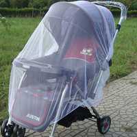 Мрежа против комари за бебешка количка