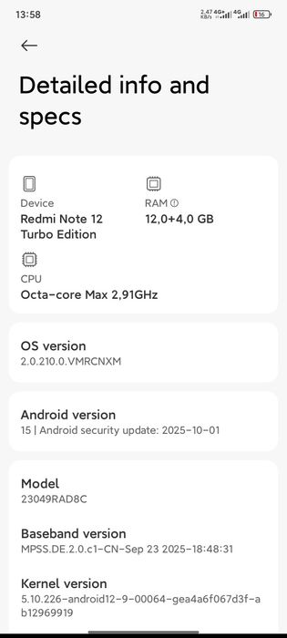 Redmi Note 12 turbo 16/256 Harry Potter Limited Edition 16/256 ГБ
