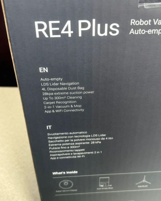 Robot aspirator Ezviz RE4 Plus – cu garanție și toate accesoriile