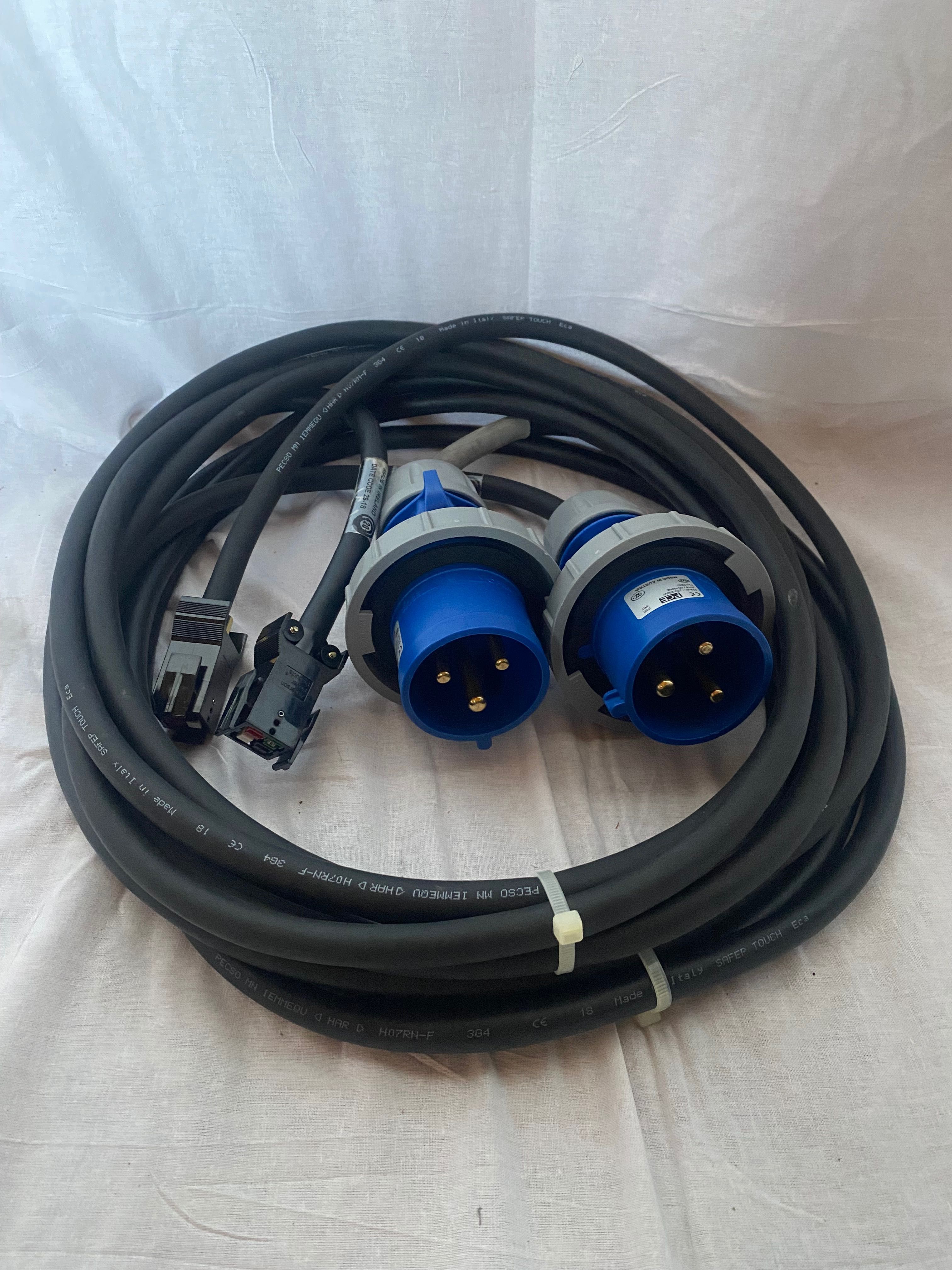 CEE 16A 3600W 3-пинов удължителен кабел.
