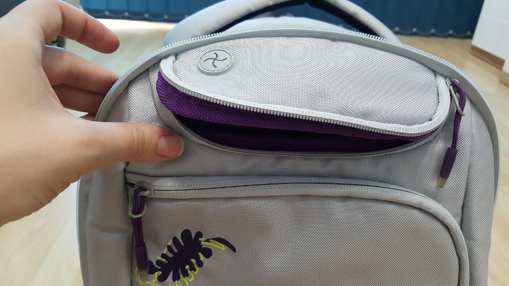 Vand ruxac AHA laptop 15.4'' culoare gri (silver) interior mov