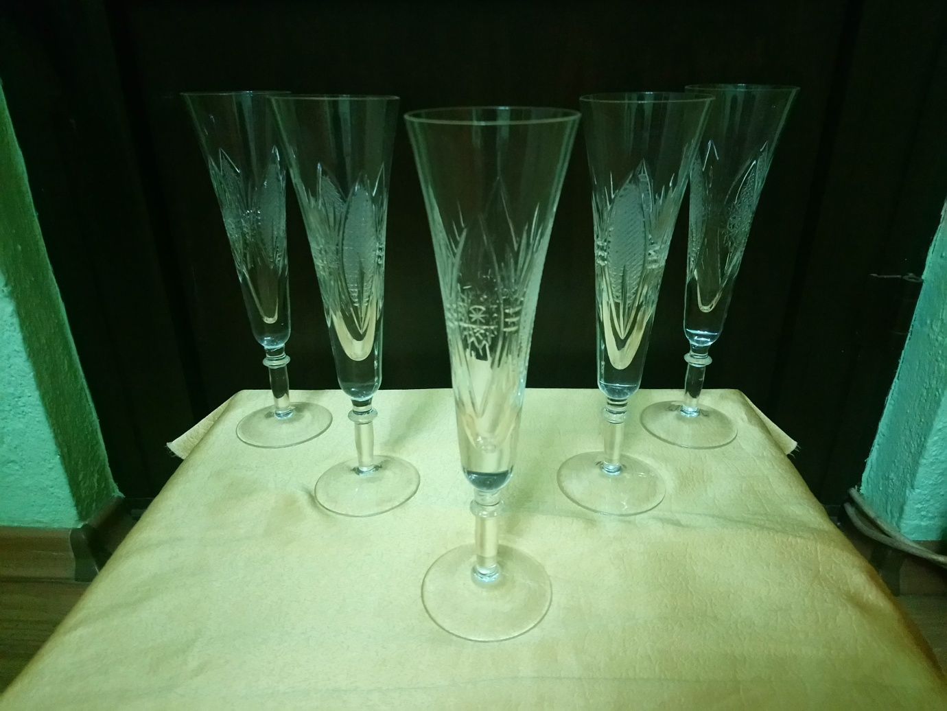 Кристални чаши - 3 вида