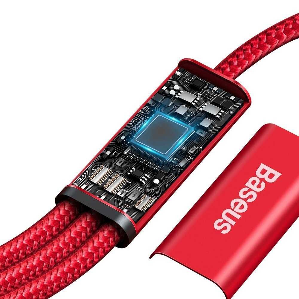 Baseus Rapid 3in1  USB-C кабел с Lightning, microUSB и USB-C конектори