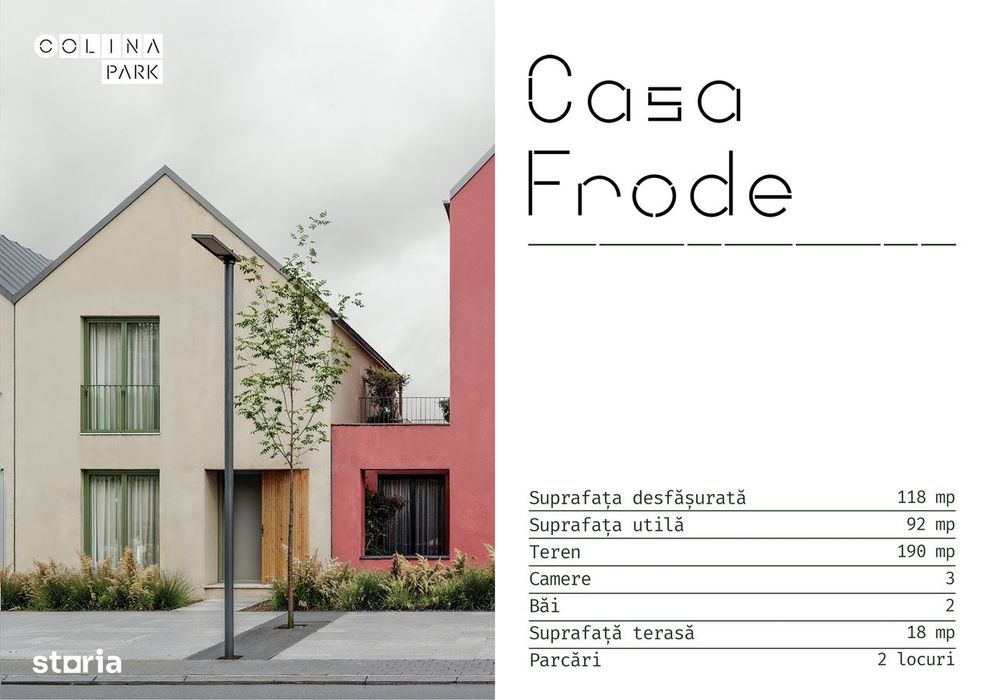 Casa FRODE, Cartier Colina Park ZMOradea, Clasa A+nZEB+Bonus 2 parcari