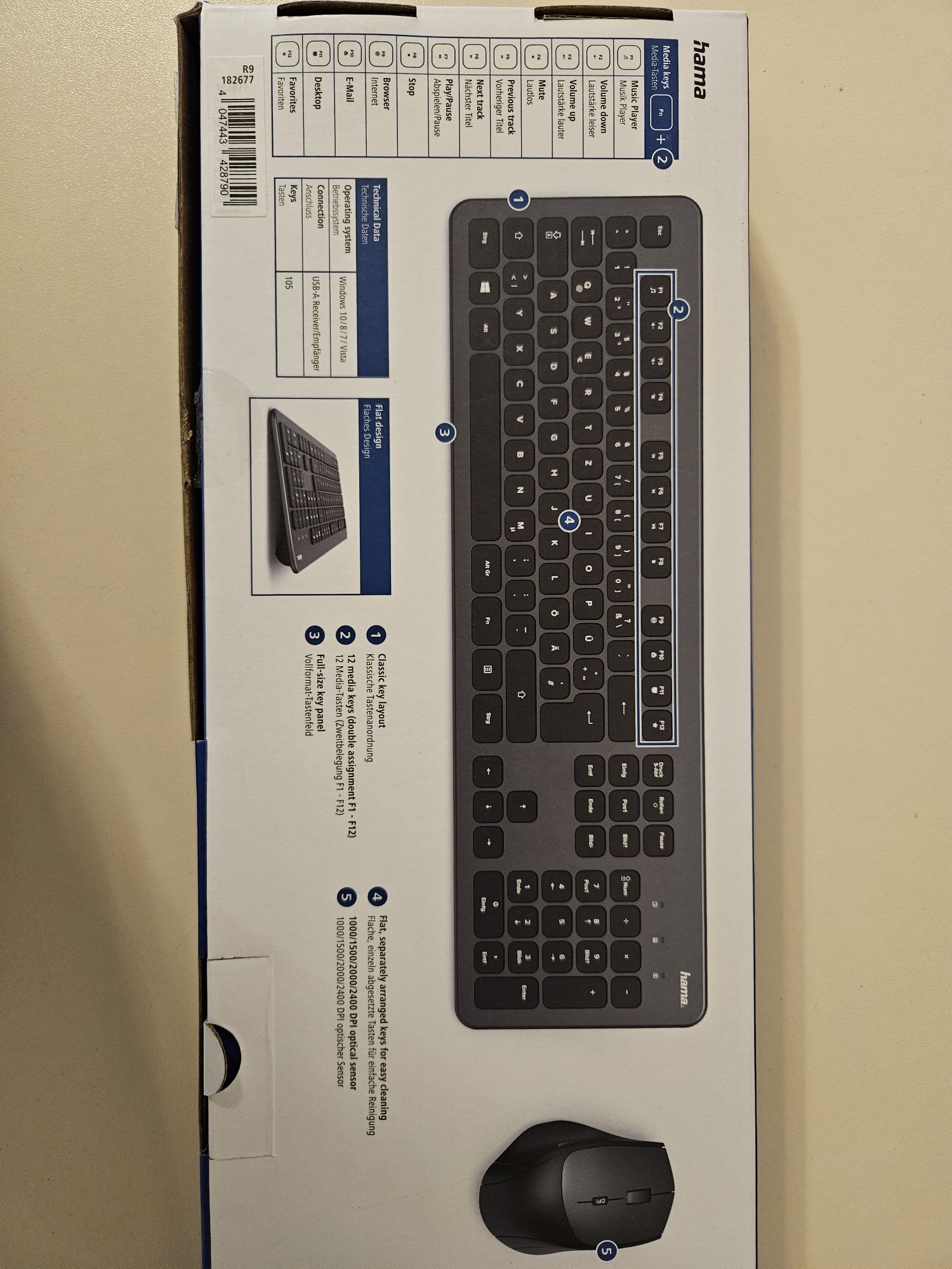 Kit tastatura si mouse wireless