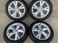 Jante originale Skoda 17 cu anvelope All Season