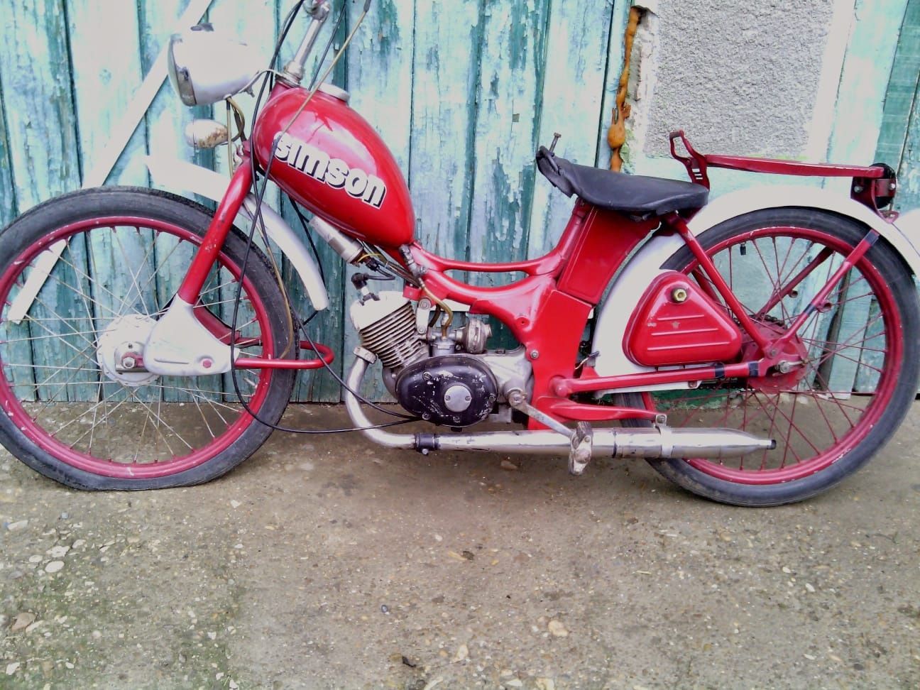 Simson  SR2 с  педали