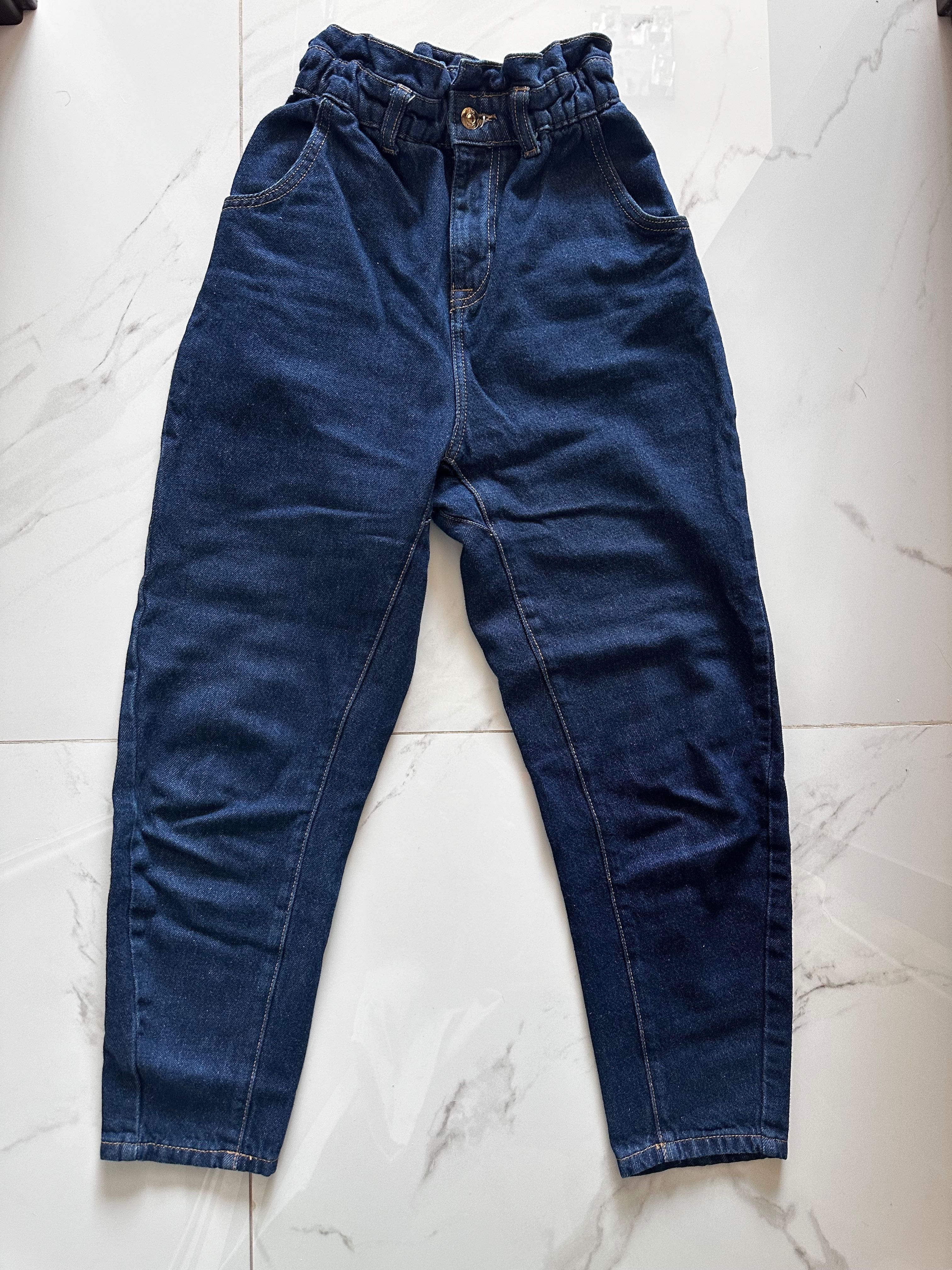 Дамски дънки тип baggy ZARA