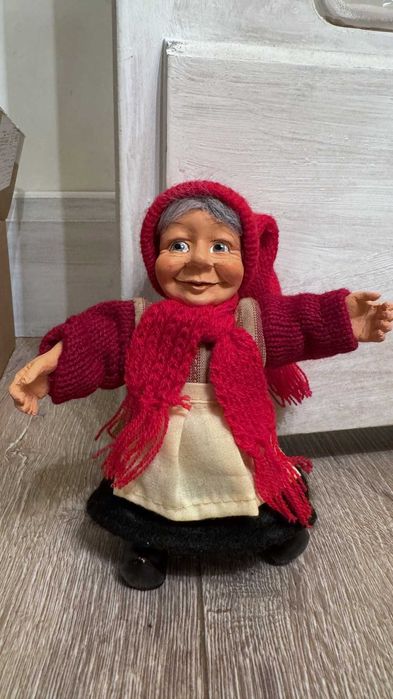 Paul Bonner Норвегия–Коледна  малка кукла! 1960г Коледен декор!