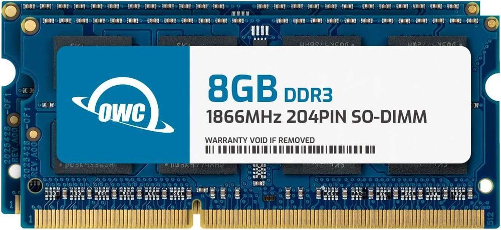 Memorie RAM OWC 16GB (2x8GB) DDR3 1866MHz SO-DIMM, 2 ani garanție