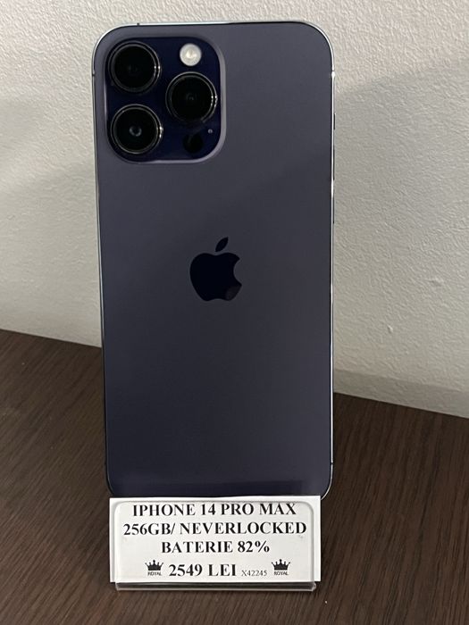 Amanet Royal CB : iPhone 14 Pro Max 256gb Baterie 82