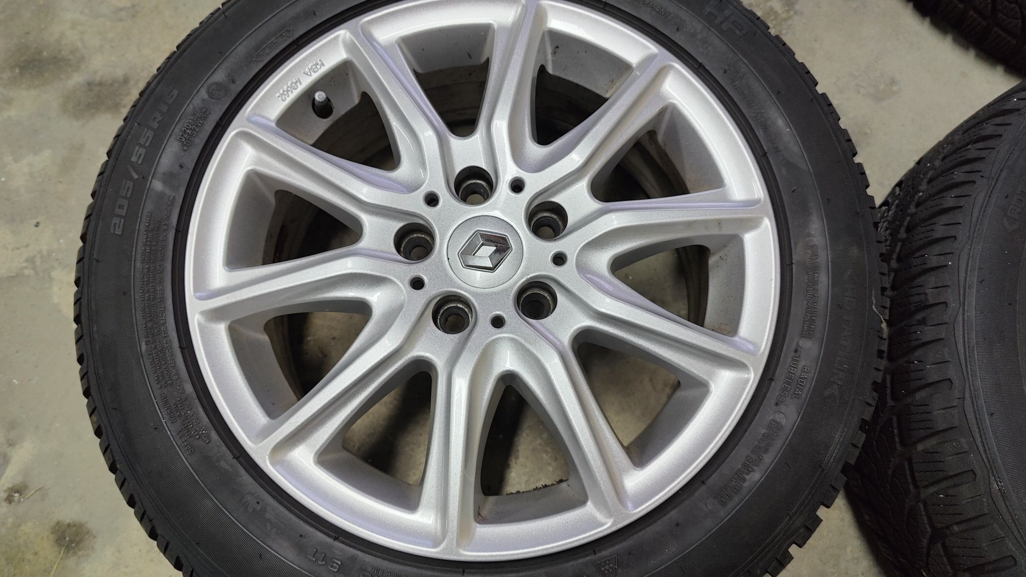 jante renault laguna 2, 5x108 , cu anvelope 205/55/16