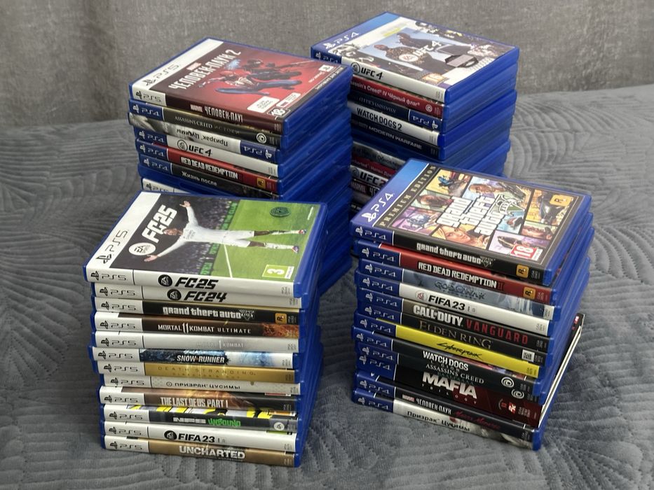 Игровые диски на PlayStation 4