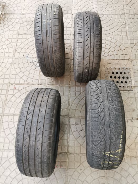 4 гуми - 2 бр. 185/60 R15 и 2 бр. 195/60 R15