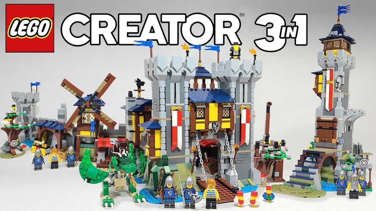 LEGO Creator: Castel medieval 31120, 9 ani+, 1426 piese