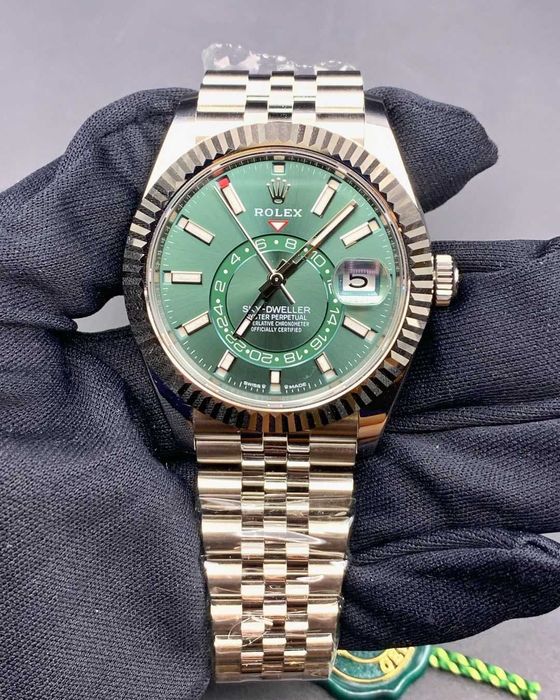 Rolex Sky-Dweller Jubilee green