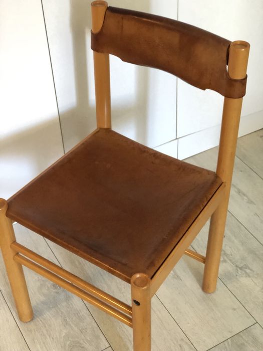 Superb Scaun piele IBISCO - Mid Century