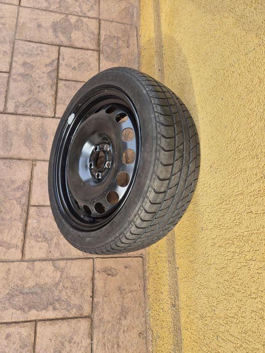 Janta tabla ca noua 5x100 pe 16inch et43 cu vara 205/45/r16