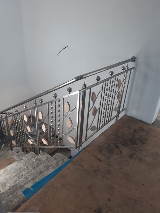 Balustrade  inox.