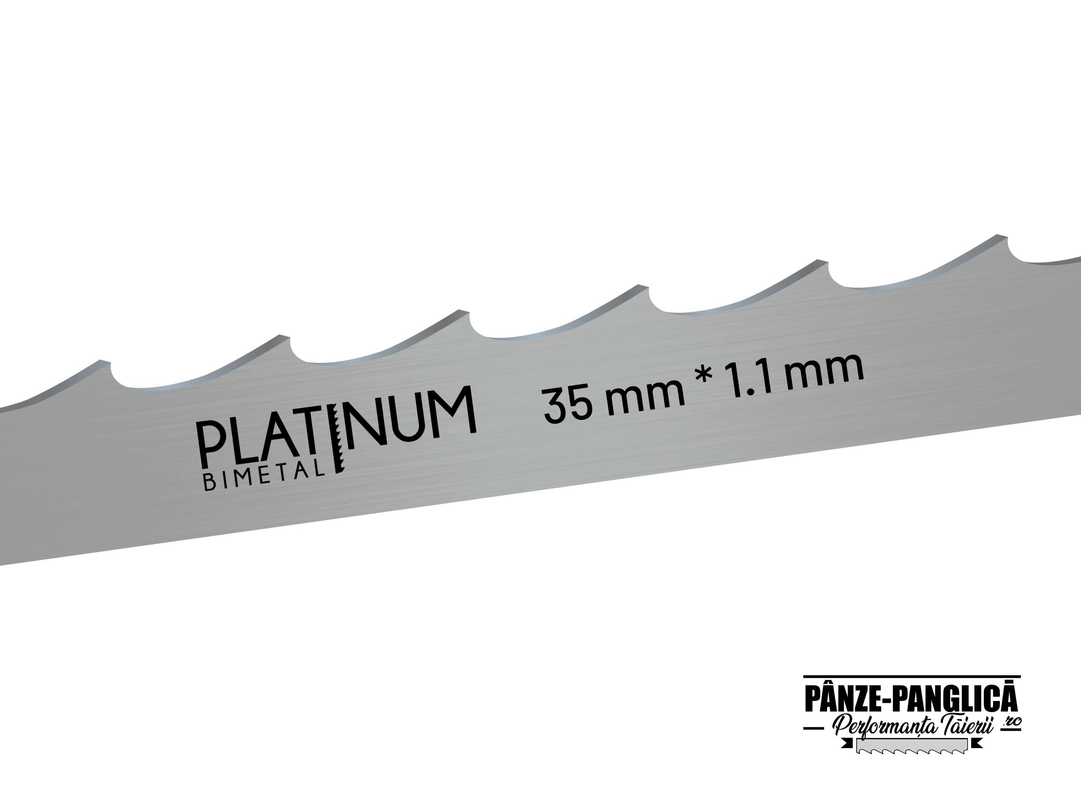 Panze banzic bustean PLATINUM BIMETAL 35x1.1 fierastrau panglica