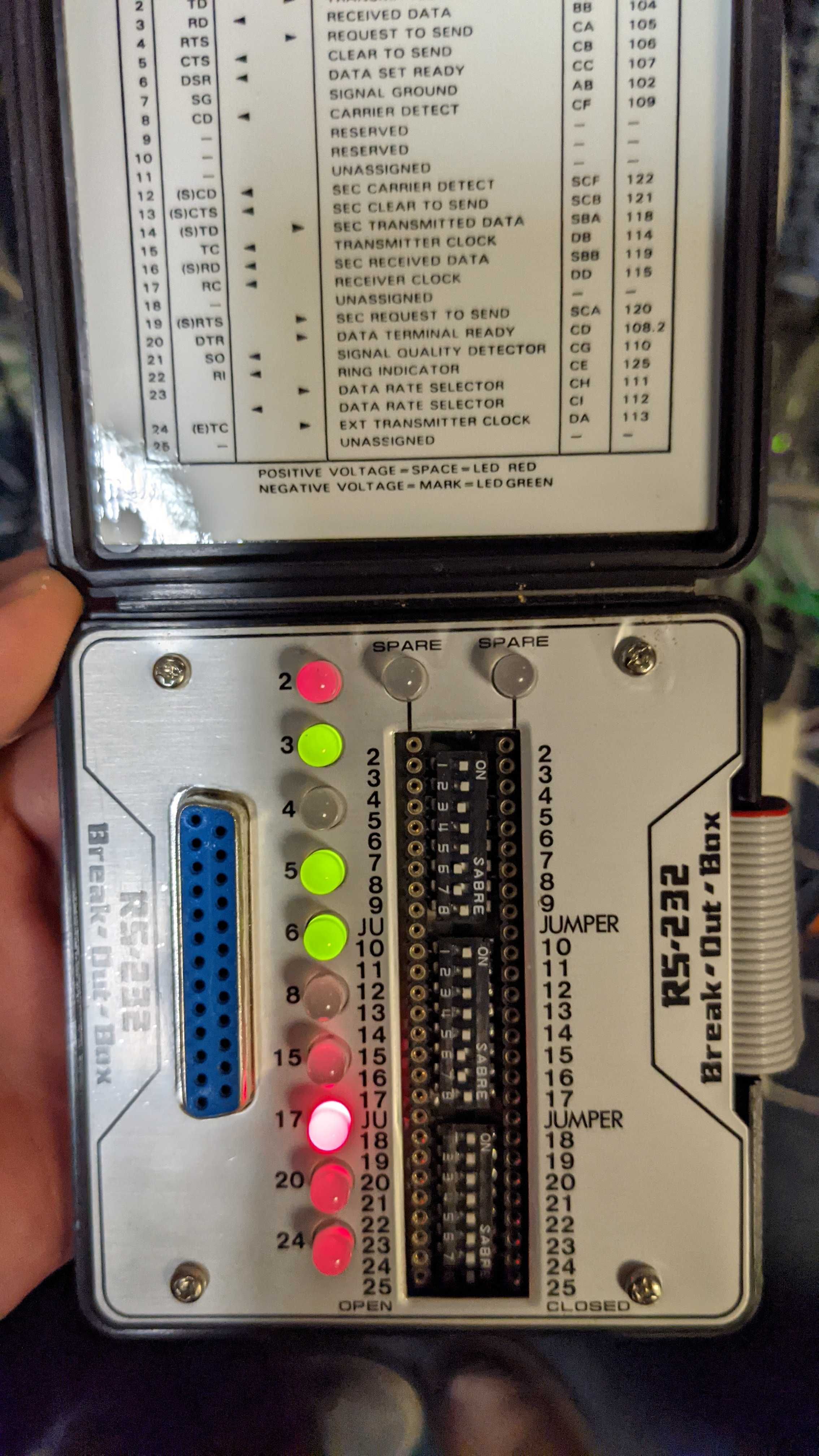 Breakout Box RS232 Serial Tester