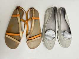 Кожаные женские сандалии и балетки размер 39-40