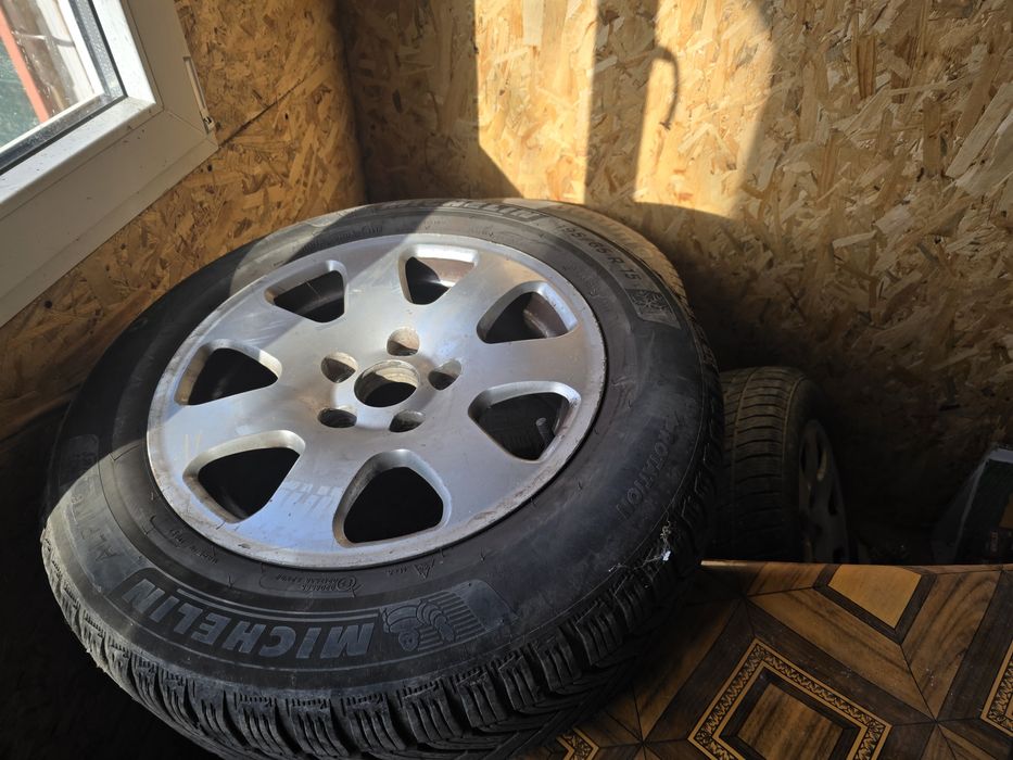Set Jante Aliaj R15 + Anvelope Iarna 195/65 R15