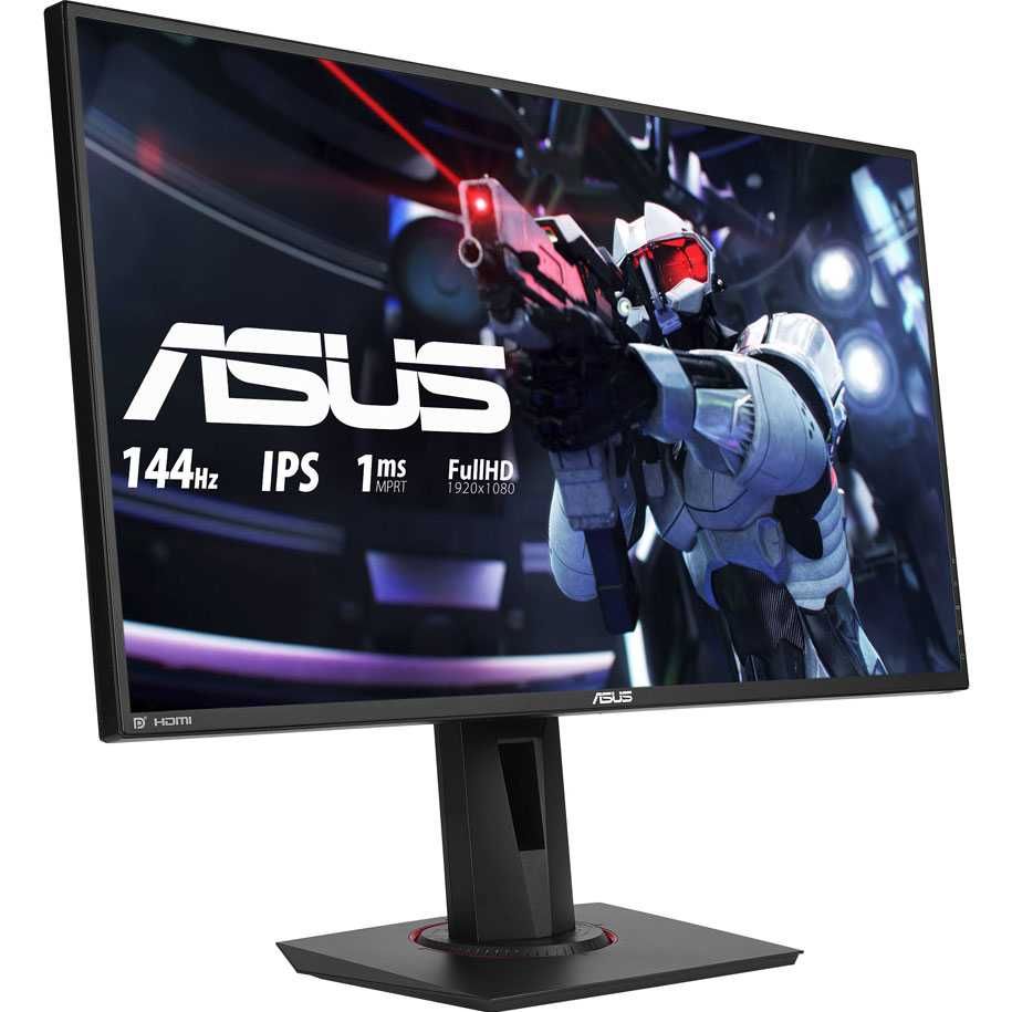 PC- Fighter i5 RX6600 със Монитор към него ASUS VG279Q Gaming 144hz