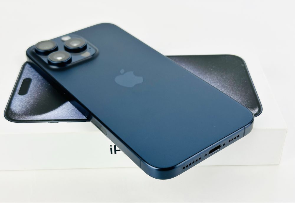 iPhone 15 Pro Max 256GB Blue Titanium USA! 92% Батерия! Гаранция!
