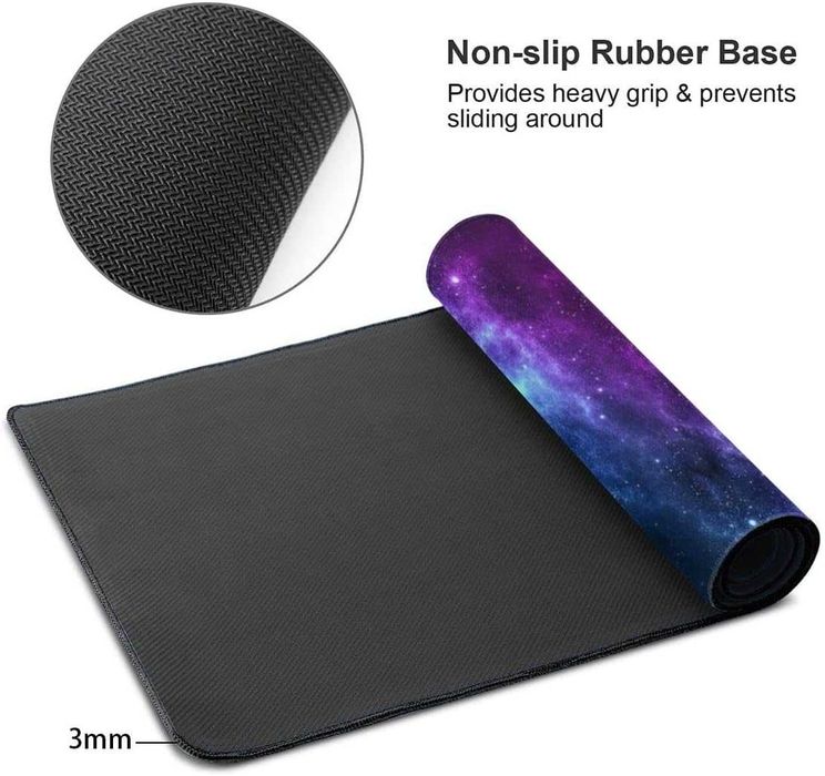 Mousepad XXL Model Cosmos pentru Gameri si Home office 90 x 40 cm
