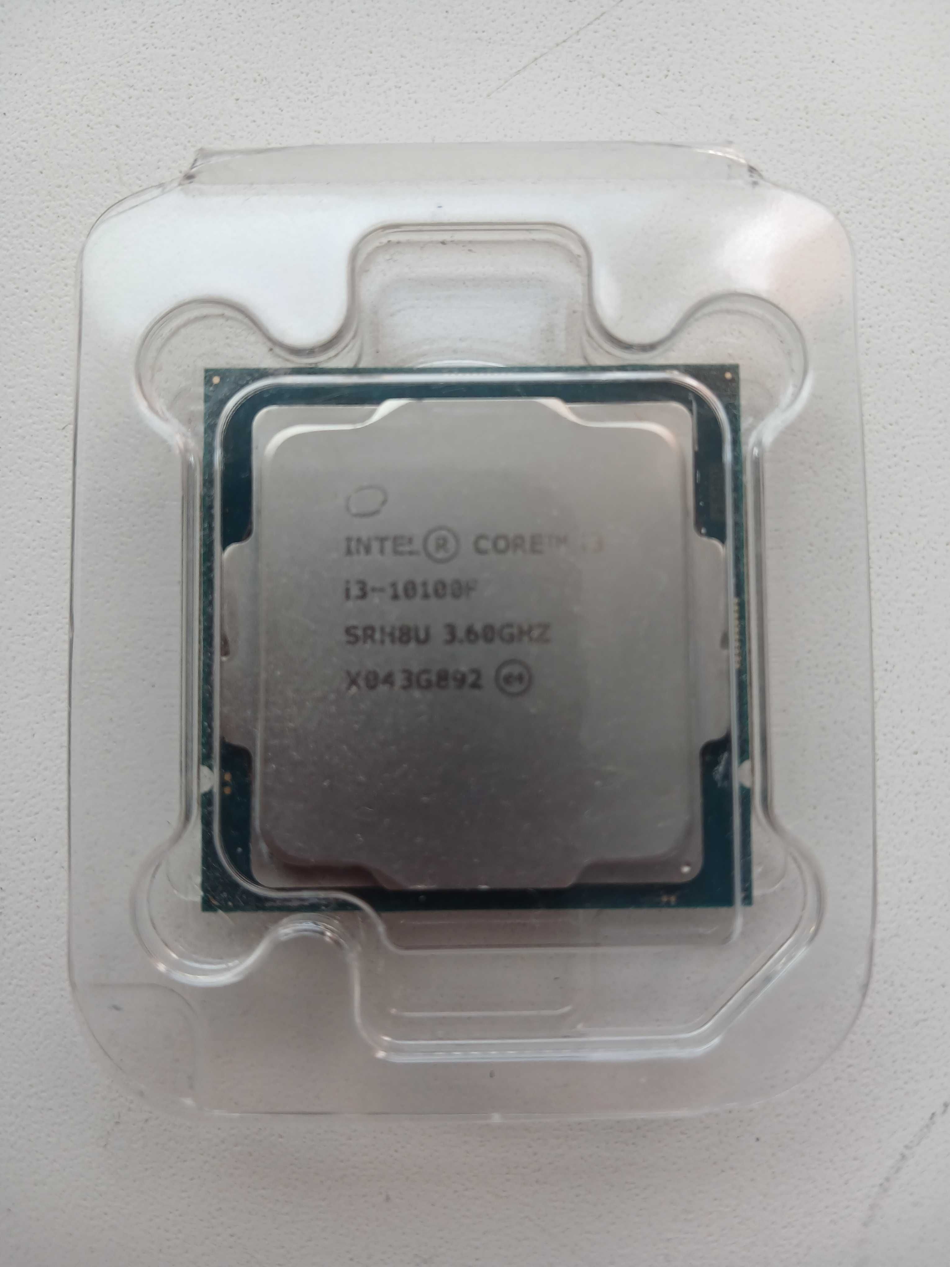 Процессор Intel Core i3 10100f, 4 ядра 8 потоков, 1200 сокет